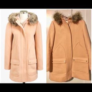 J Crew Wool Blend Parka Jacket